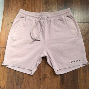 YoungLA Men’s Lavender Athletic Shorts XXL Drawstring Zipper Pocket